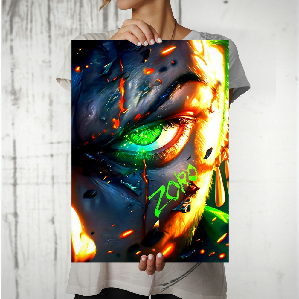 Metal Poster - One Piece Roronoa Zoro OP49 Mobile Case by CoverMeUp - Style 8