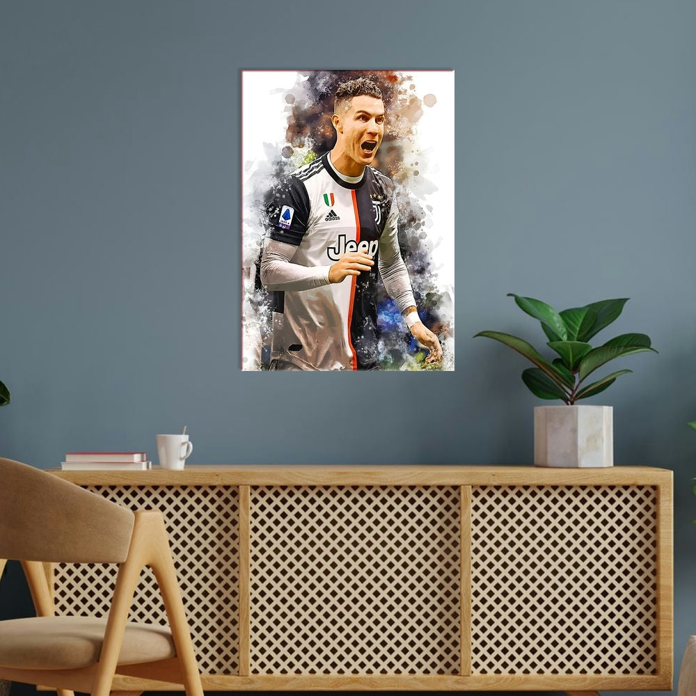 Metal Poster - Footballer Cristiano Ronaldo F01 Mobile Case by CoverMeUp - Style 5