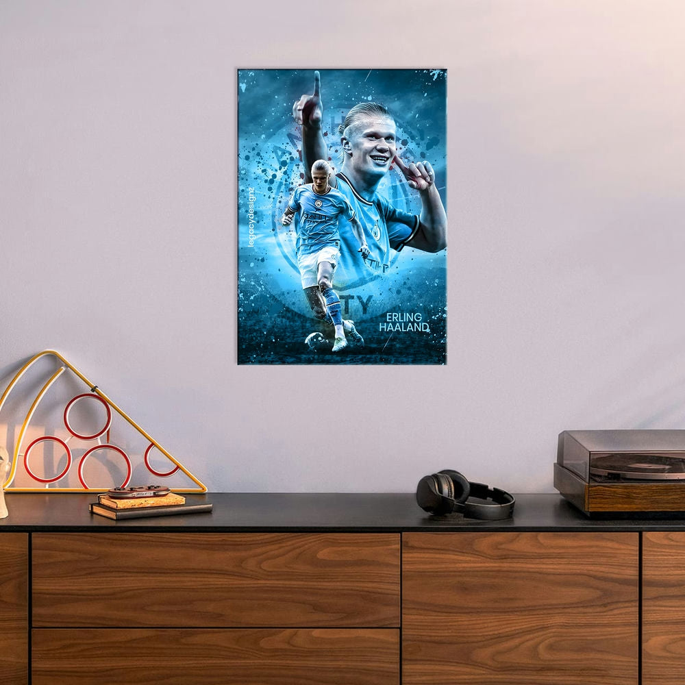 Metal Poster - Footballer Erling Haaland EH04 Mobile Case by CoverMeUp - Style 6