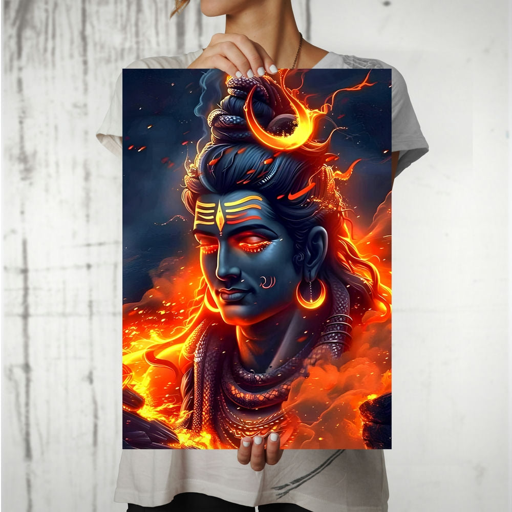 Metal Poster - Lord Shiva LS14 Mobile Case by CoverMeUp - Style 8