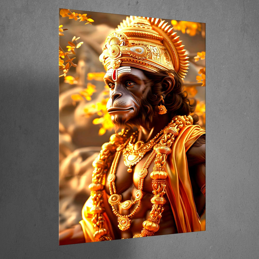 Metal Poster - Lord Hanuman LH01 Mobile Case by CoverMeUp - Style 3