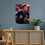 Metal Poster - Footballer Kylian Mbappe KM01 Mobile Case by CoverMeUp - Style 5