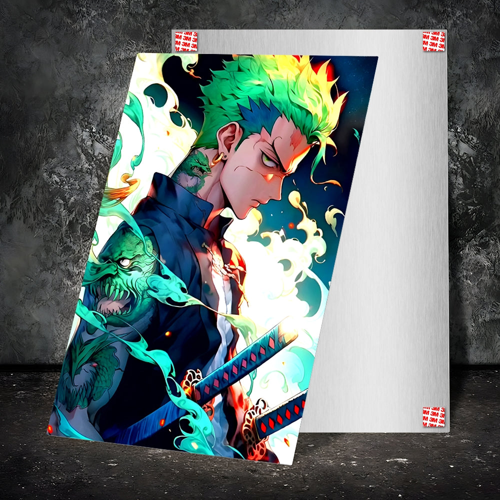 Metal Poster - One Piece Roronoa Zoro OP46 Mobile Case by CoverMeUp - Style 2