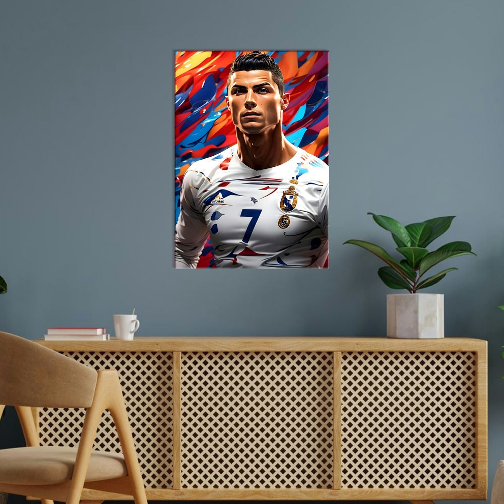 Metal Poster - Footballer Cristiano Ronaldo F02 Mobile Case by CoverMeUp - Style 5