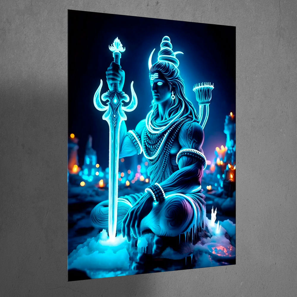 Metal Poster - Lord Shiva LS13 Mobile Case by CoverMeUp - Style 3