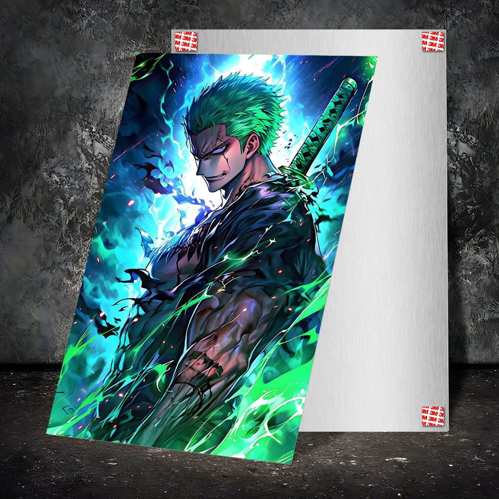 Metal Poster - One Piece Roronoa Zoro OP34 Mobile Case by CoverMeUp - Style 2