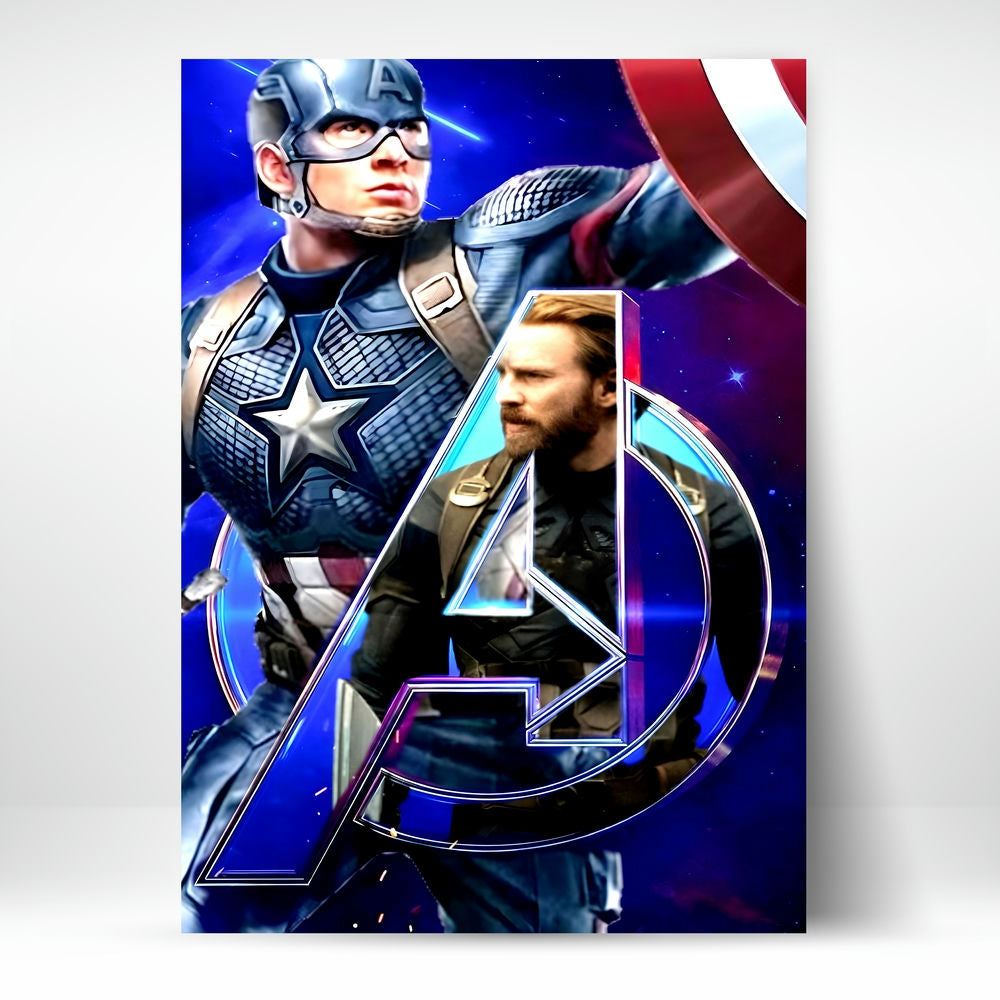 Metal Poster - Superhero Captain America CAP12 Mobile Case by CoverMeUp