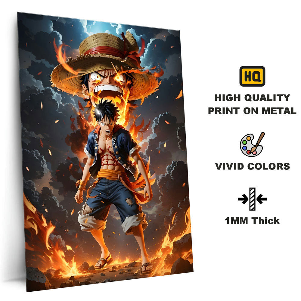 Metal Poster - One Piece Monkey D Luffy OP12 Mobile Case by CoverMeUp - Style 4