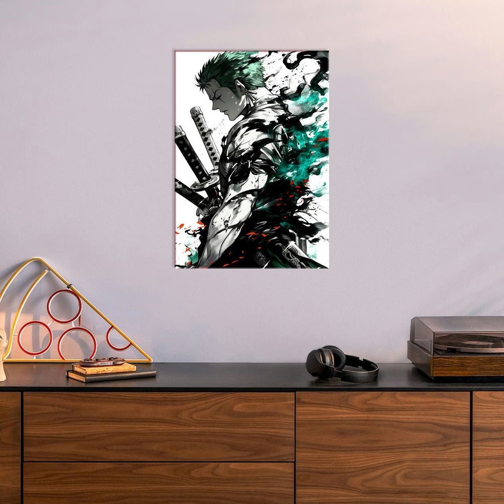 Metal Poster - One Piece Roronoa Zoro OP43 Mobile Case by CoverMeUp - Style 6