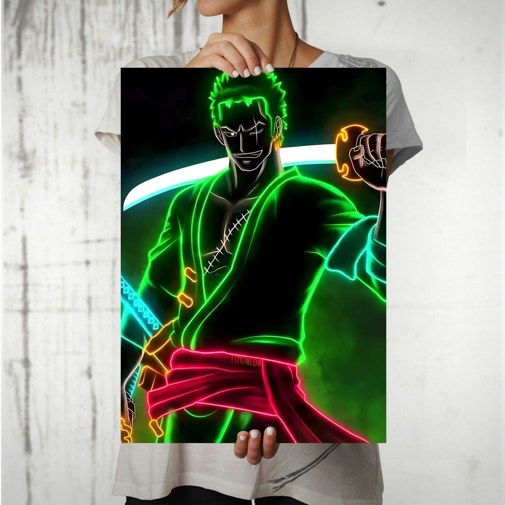 Metal Poster - One Piece Roronoa Zoro OP55 Mobile Case by CoverMeUp - Style 8