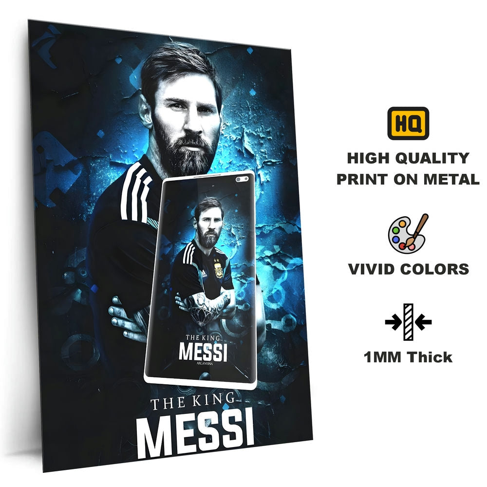Metal Poster - Footballer Lionel Messi LM02 Mobile Case by CoverMeUp - Style 4