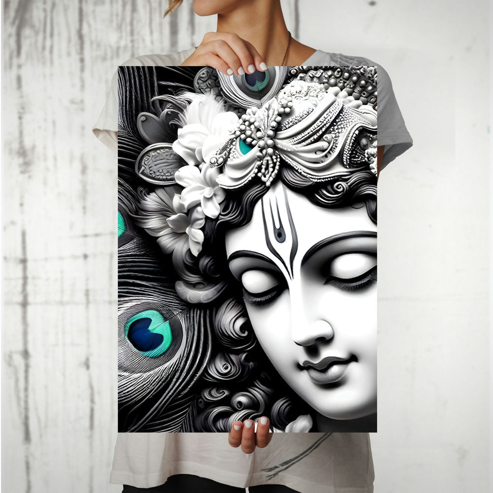 Metal Poster - Lord Krishna LK05 Mobile Case by CoverMeUp - Style 8