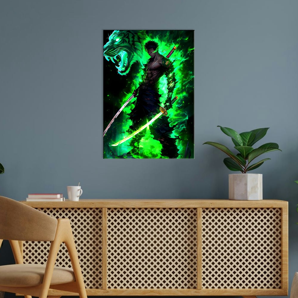 Metal Poster - One Piece Roronoa Zoro OP57 Mobile Case by CoverMeUp - Style 5