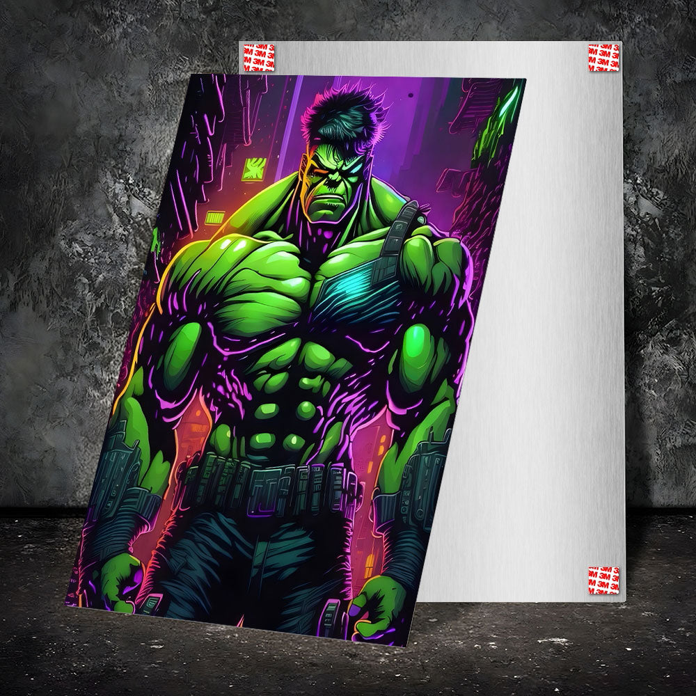 Metal Poster - Superhero Hulk SH01 Mobile Case by CoverMeUp - Style 2