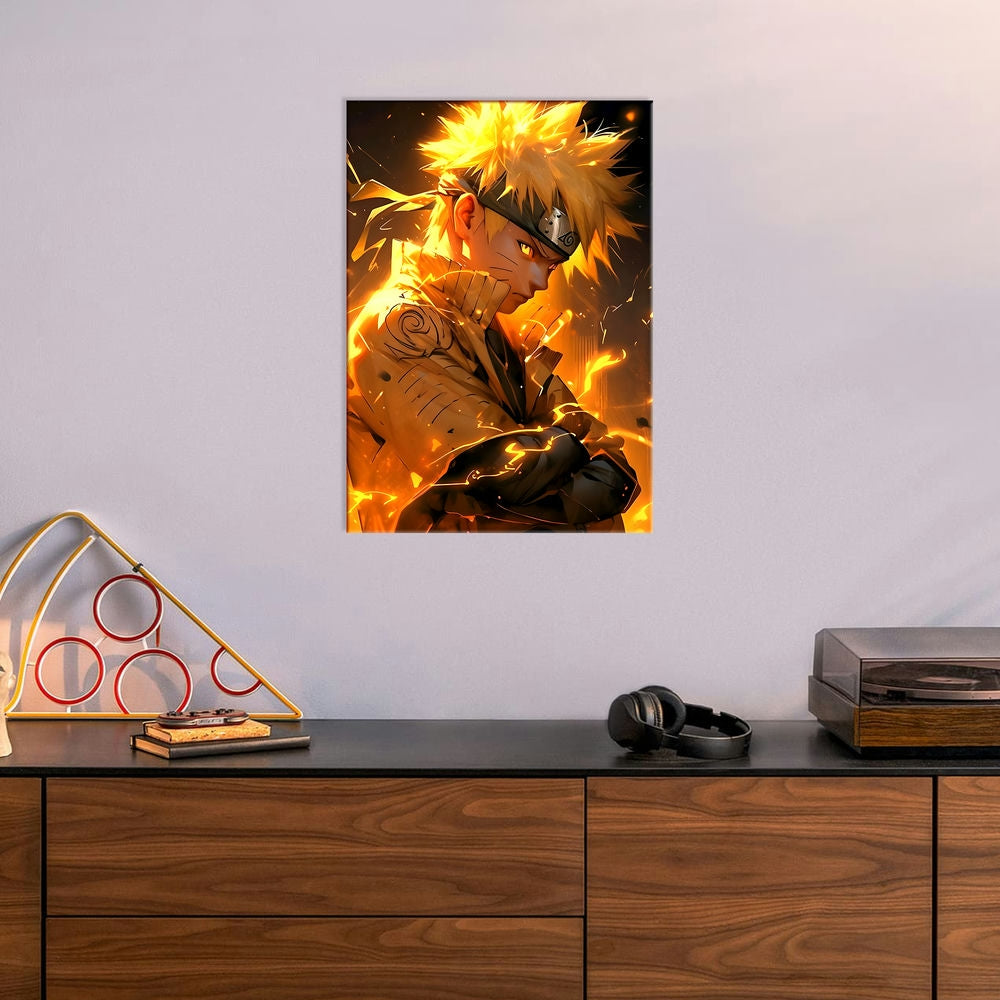 Metal Poster - Anime Naruto Uzumaki NU08 Mobile Case by CoverMeUp - Style 6