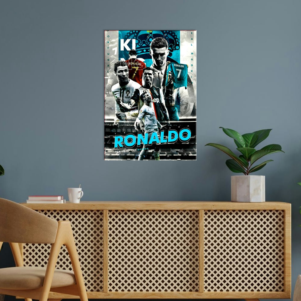 Metal Poster - Footballer Cristiano Ronaldo F06 Mobile Case by CoverMeUp - Style 5