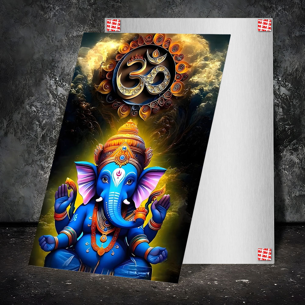 Metal Poster - Lord Ganesh LG01 Mobile Case by CoverMeUp - Style 2