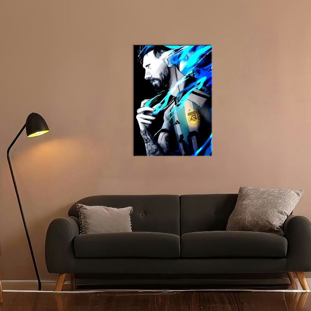 Metal Poster - Footballer Lionel Messi LM03 Mobile Case by CoverMeUp - Style 7