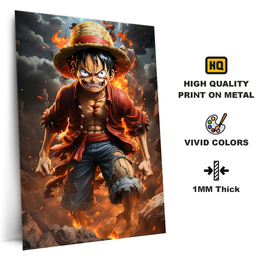Metal Poster - One Piece Monkey D Luffy OP15 Mobile Case by CoverMeUp - Style 4
