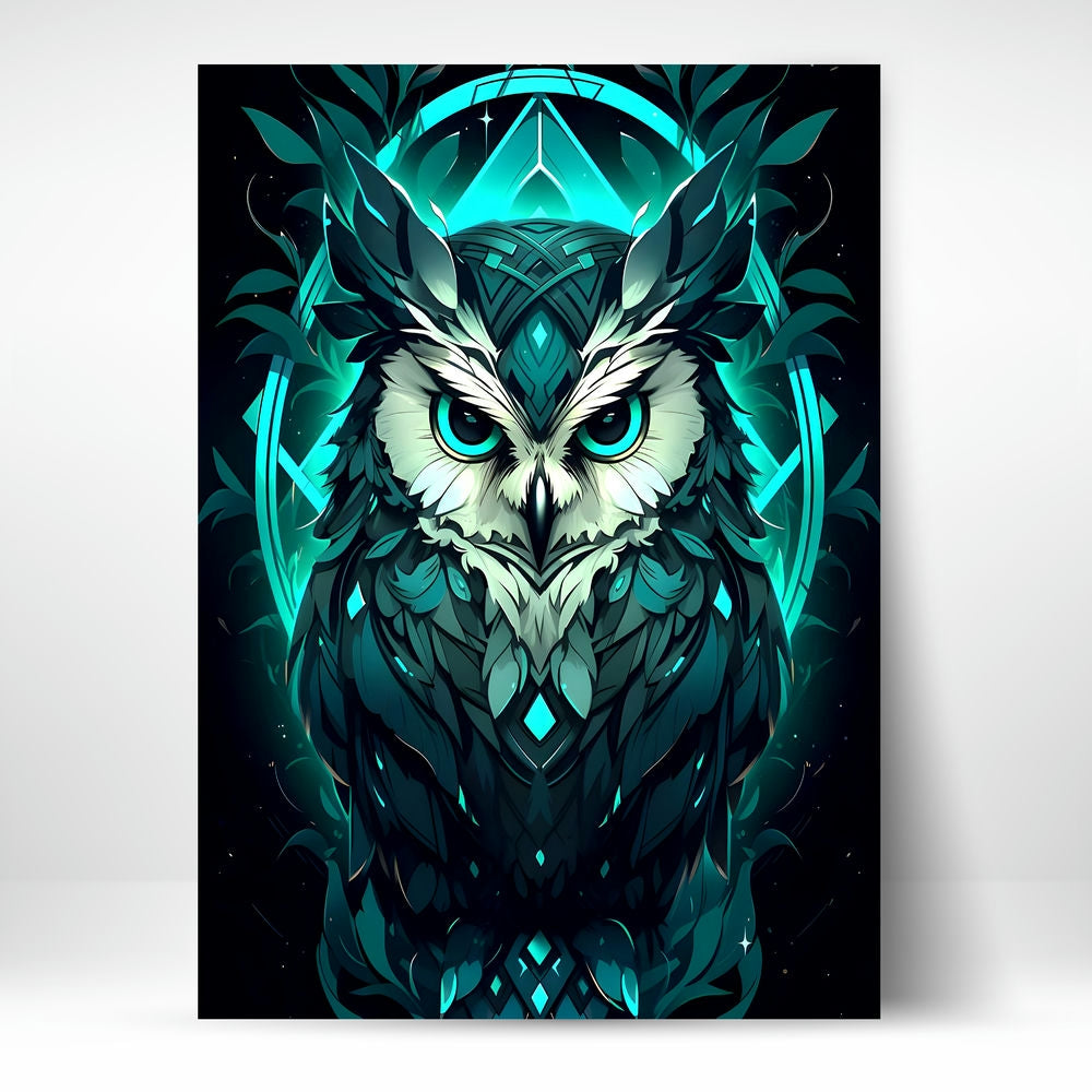 Metal Poster - Wildlife Owl WO04 Mobile Case by CoverMeUp