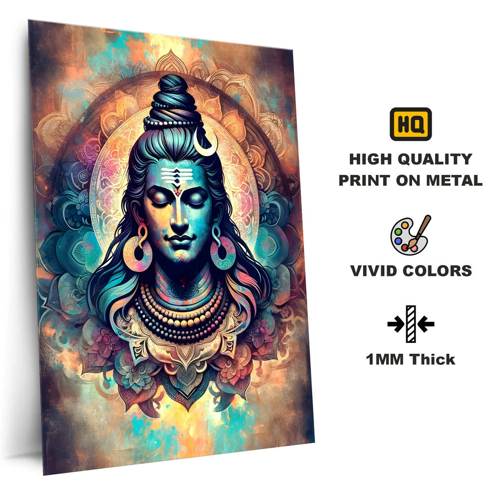 Metal Poster - Lord Shiva LS17 Mobile Case by CoverMeUp - Style 4