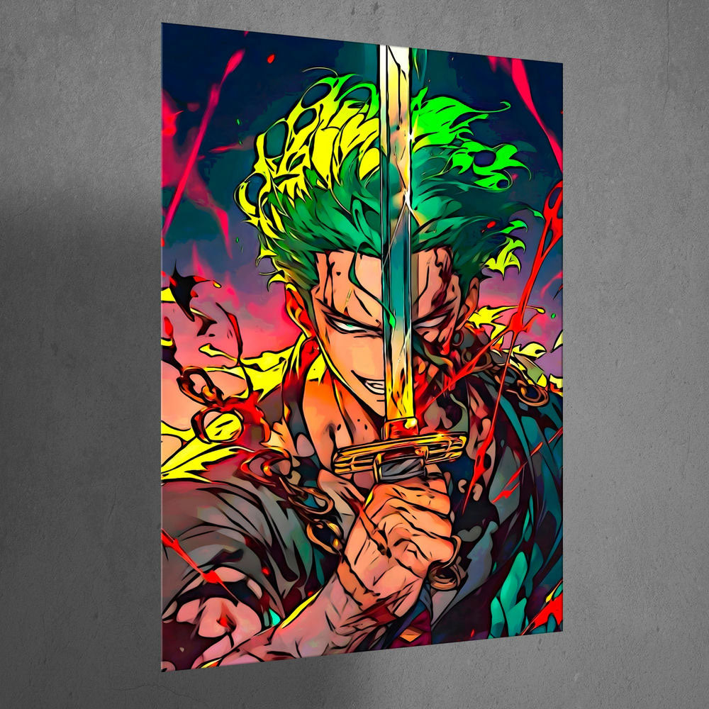 Metal Poster - One Piece Roronoa Zoro OP26 Mobile Case by CoverMeUp - Style 3