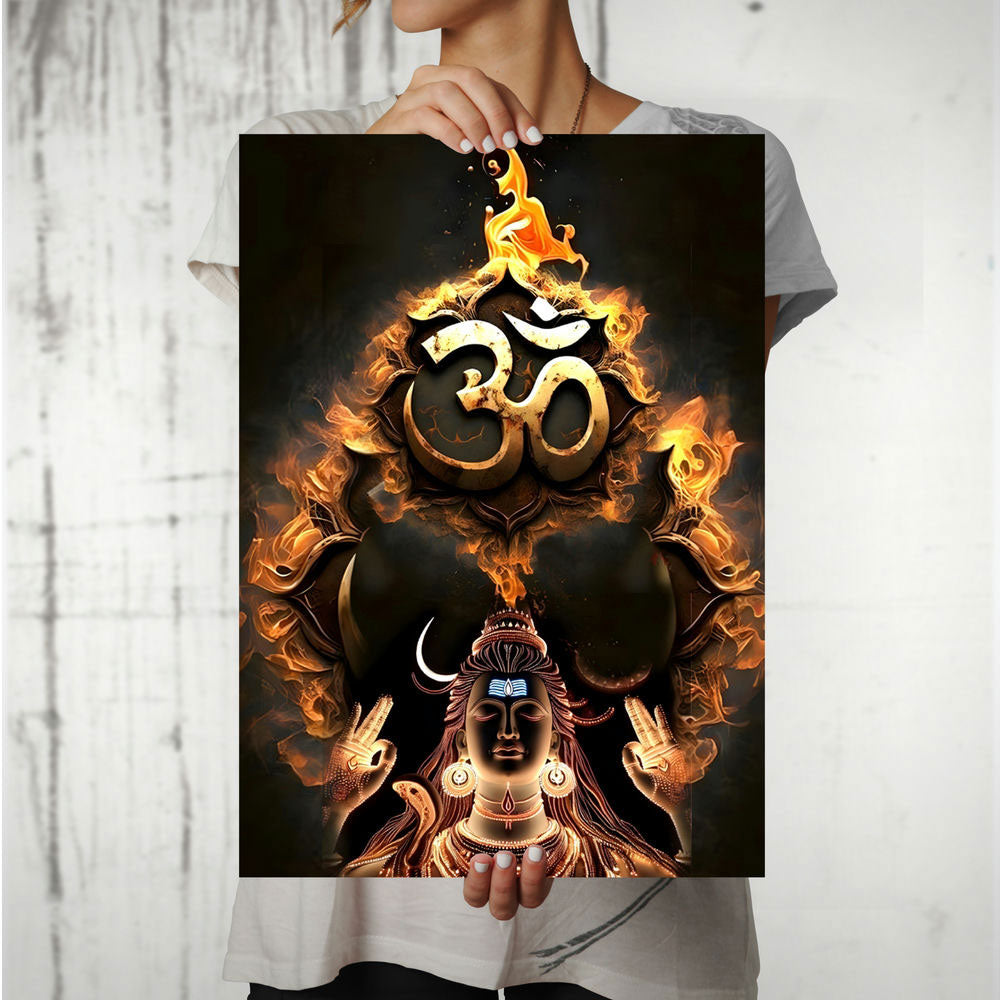 Metal Poster - Lord Shiva LS12 Mobile Case by CoverMeUp - Style 8