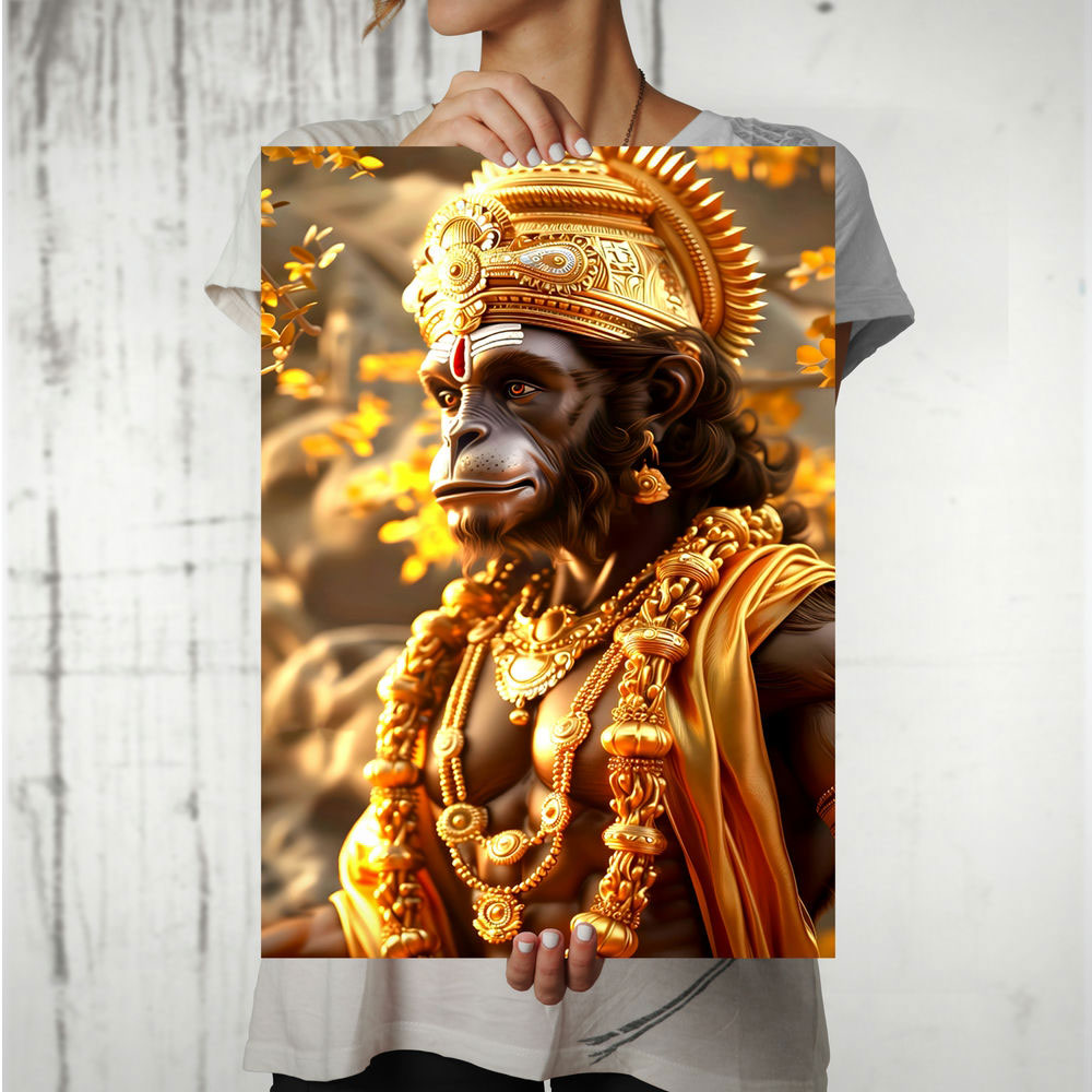 Metal Poster - Lord Hanuman LH01 Mobile Case by CoverMeUp - Style 8