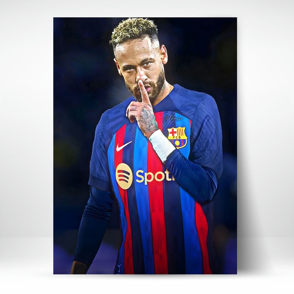 Metal Poster - Footballer Neymar Jr NJR05 Mobile Case by CoverMeUp