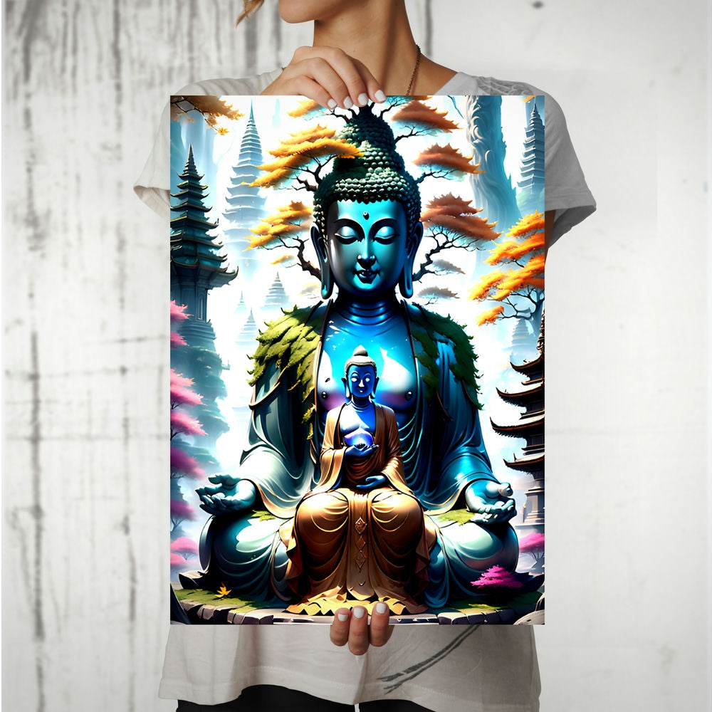 Metal Poster - Lord Buddha LB24 Mobile Case by CoverMeUp - Style 8