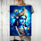 Metal Poster - Lord Krishna LK07 Mobile Case by CoverMeUp - Style 8