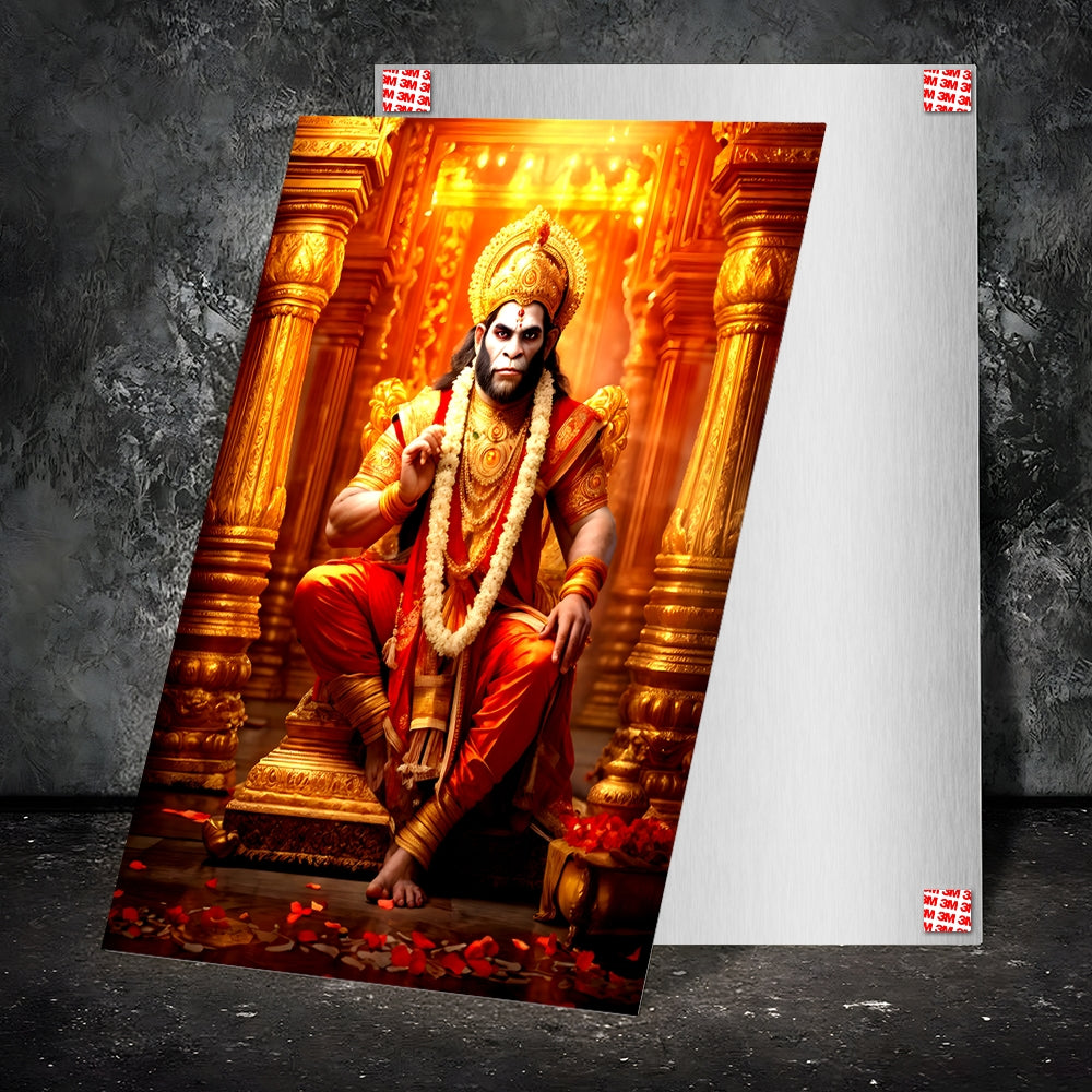 Metal Poster - Lord Hanuman LH05 Mobile Case by CoverMeUp - Style 2