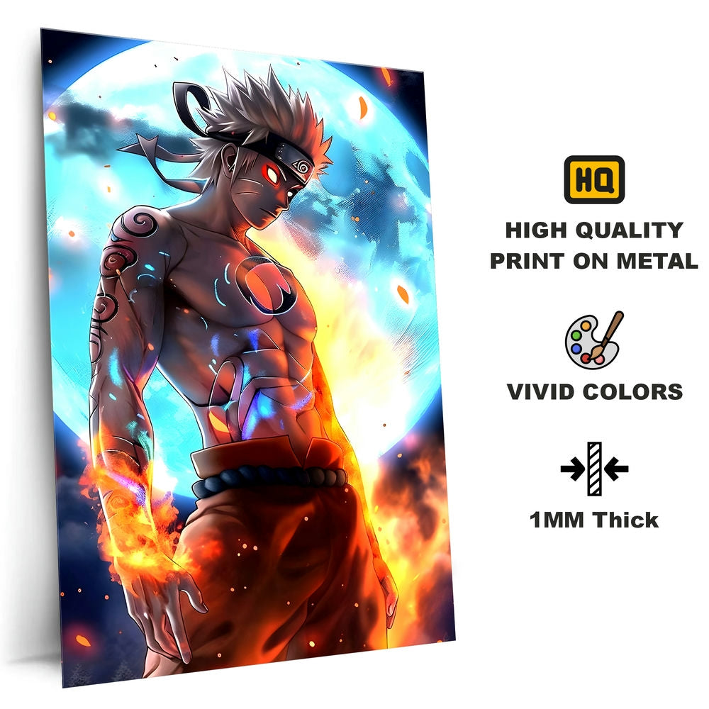 Metal Poster - Anime Naruto Uzumaki NU06 Mobile Case by CoverMeUp - Style 4