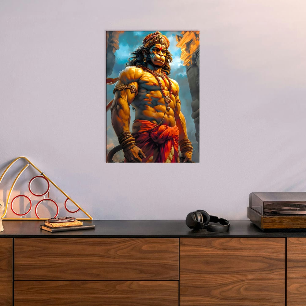 Metal Poster - Lord Hanuman LH02 Mobile Case by CoverMeUp - Style 6