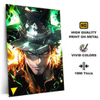 Metal Poster - One Piece Portgas D. Ace OP52 Mobile Case by CoverMeUp - Style 4