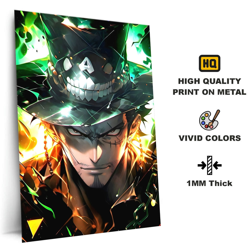 Metal Poster - One Piece Portgas D. Ace OP52 Mobile Case by CoverMeUp - Style 4