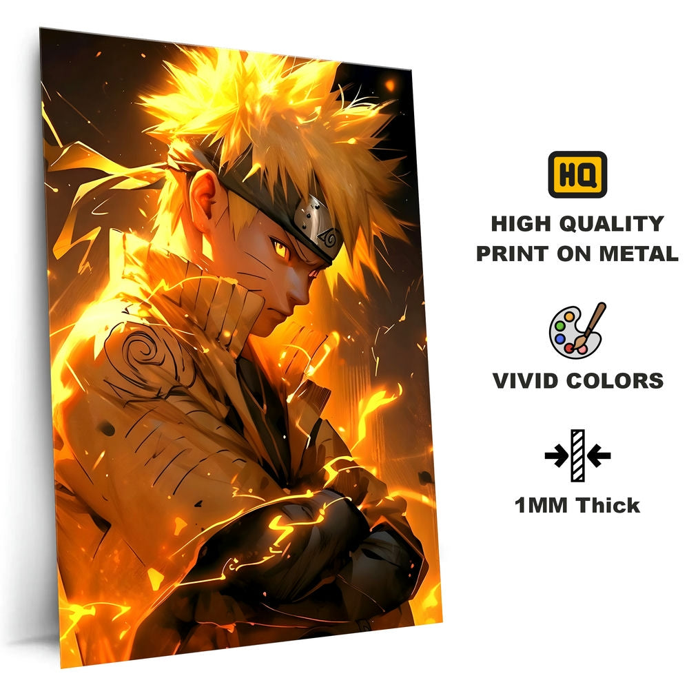 Metal Poster - Anime Naruto Uzumaki NU08 Mobile Case by CoverMeUp - Style 4