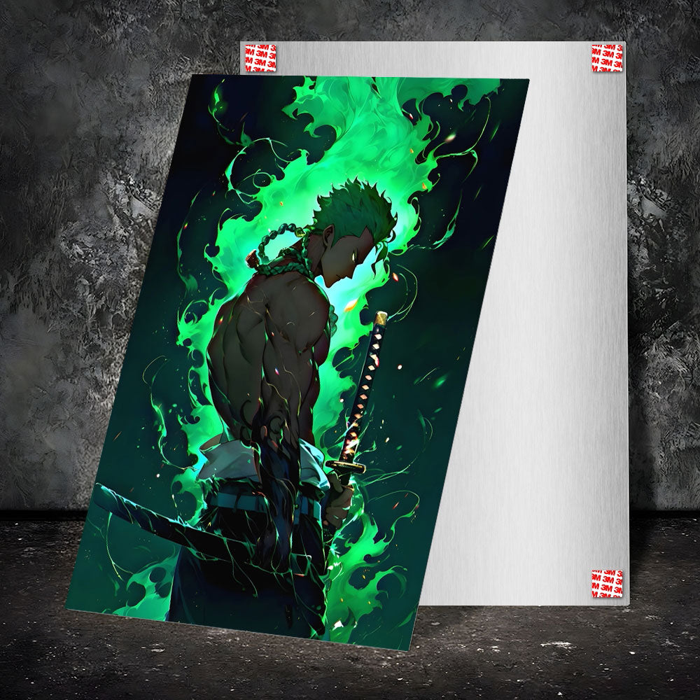 Metal Poster - One Piece Roronoa Zoro OP30 Mobile Case by CoverMeUp - Style 2