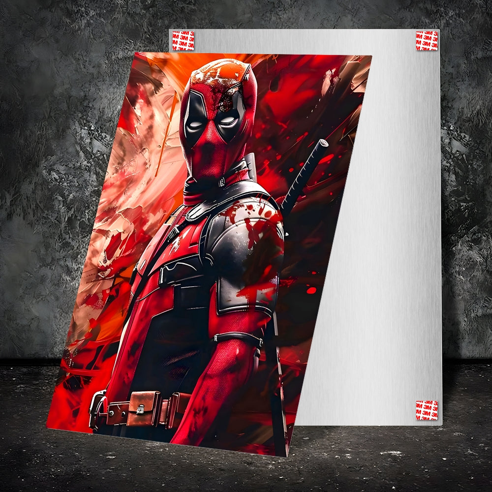 Metal Poster - Superhero Deadpool DP05 Mobile Case by CoverMeUp - Style 2