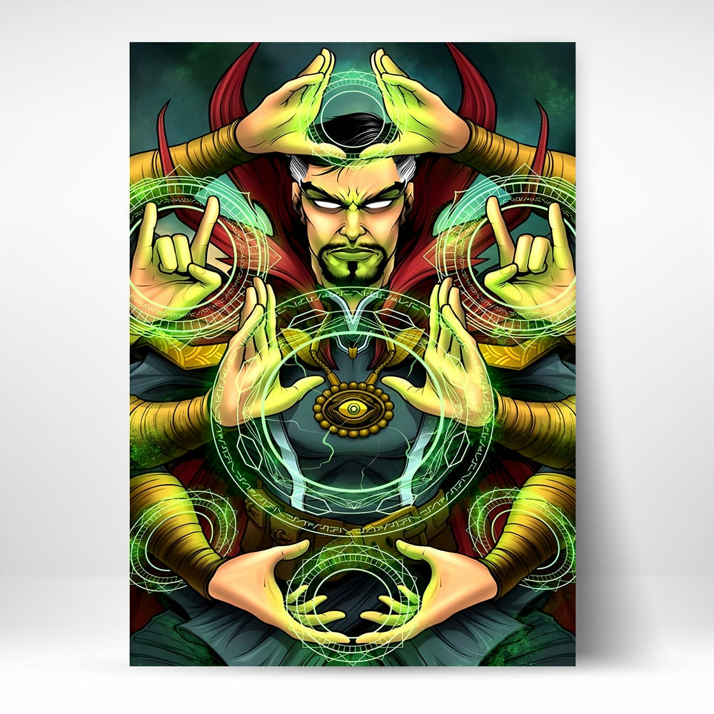 Metal Poster - Superhero Dr Strange DR04 Mobile Case by CoverMeUp
