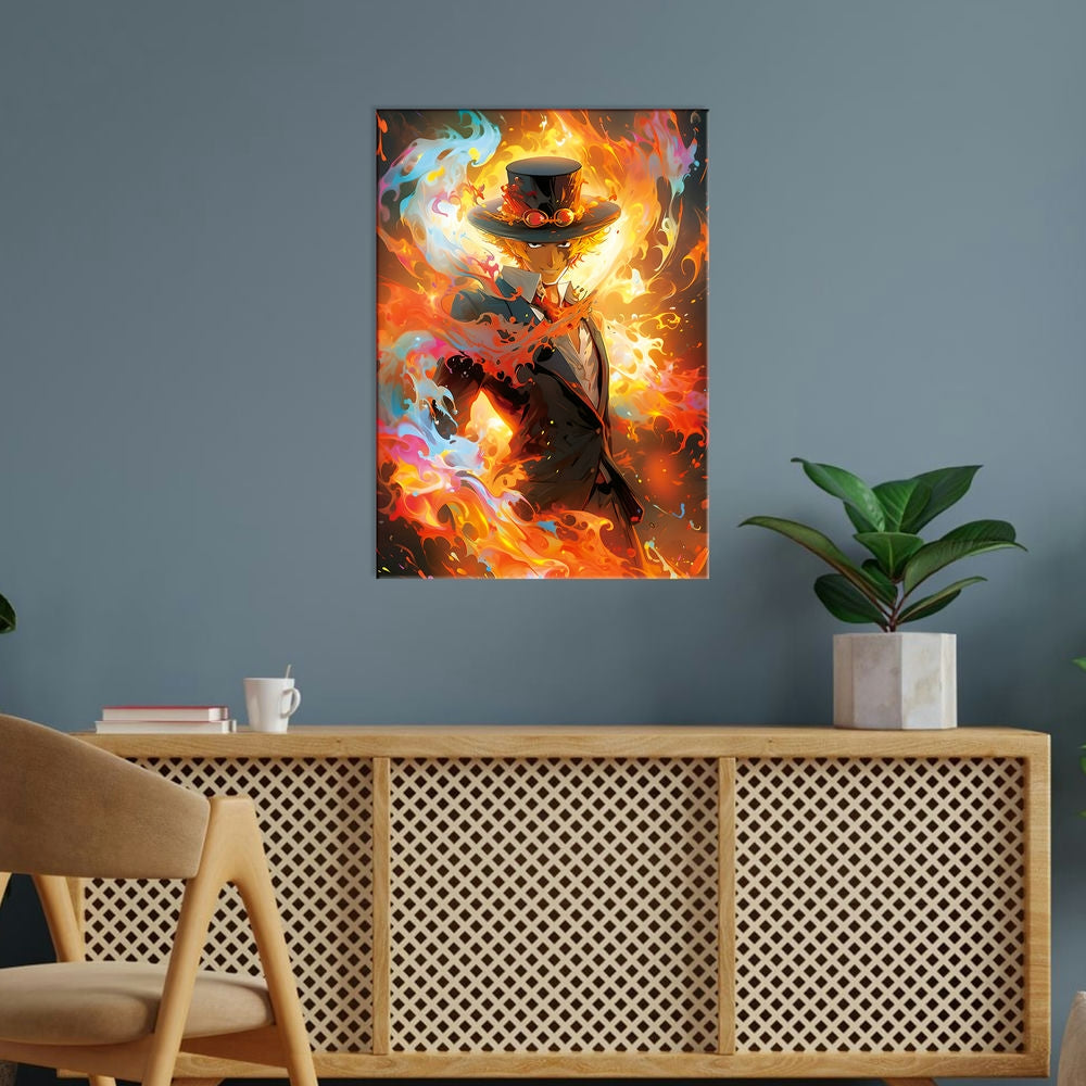 Metal Poster - Anime One Piece Sabo OP68 Mobile Case by CoverMeUp - Style 5