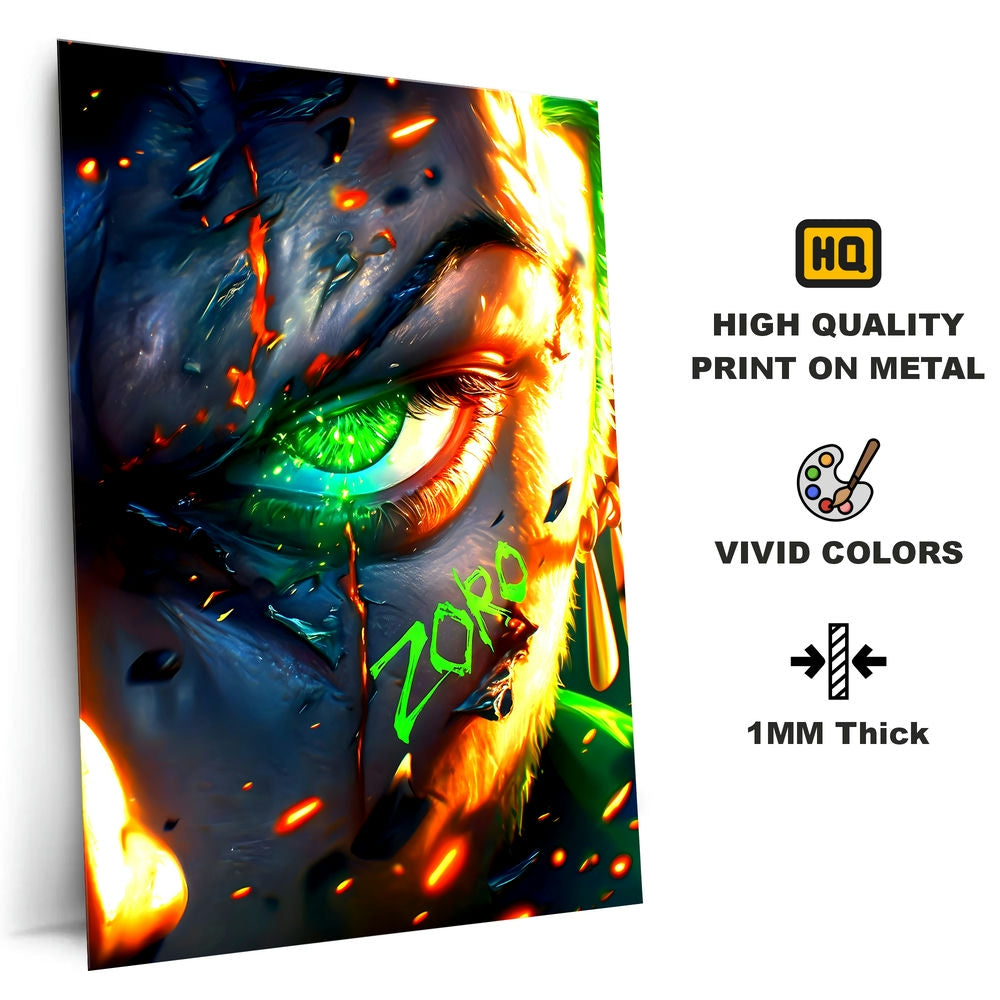 Metal Poster - One Piece Roronoa Zoro OP49 Mobile Case by CoverMeUp - Style 4