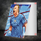 Metal Poster - Footballer Erling Haaland EH03 Mobile Case by CoverMeUp - Style 2