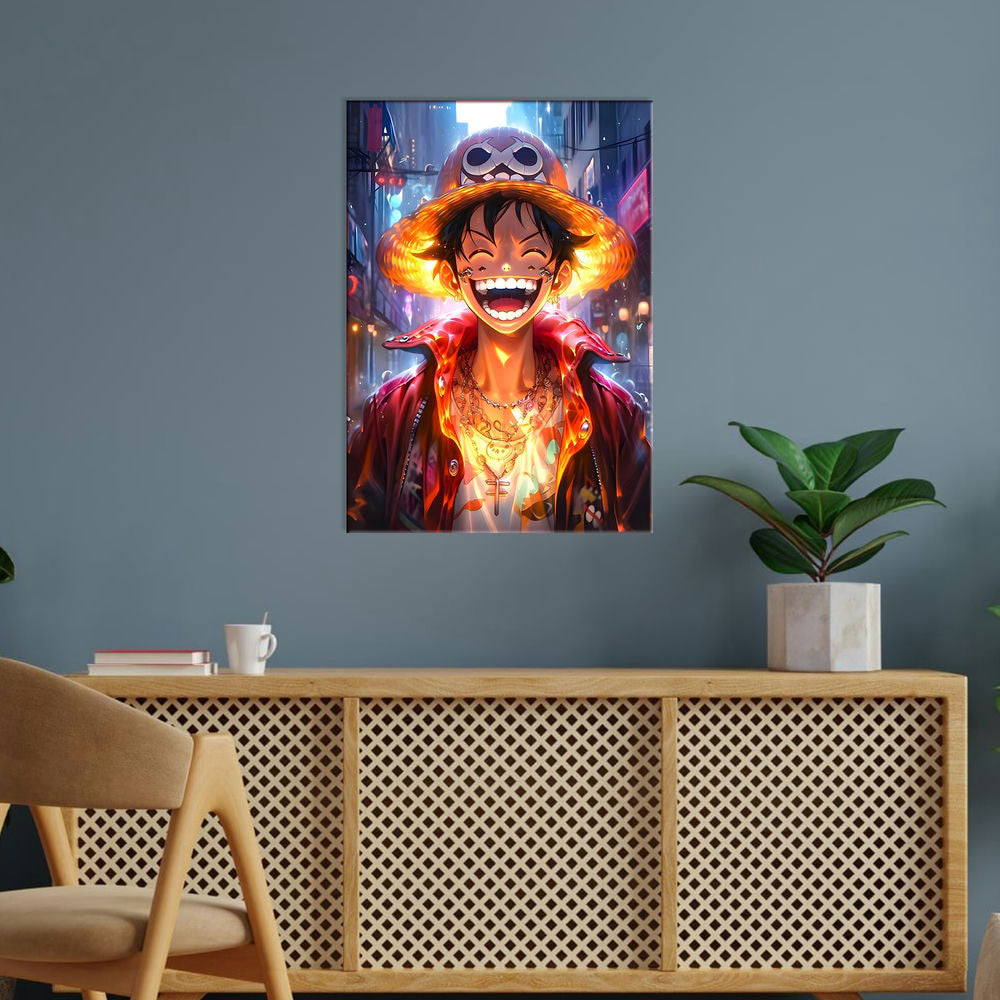 Metal Poster - One Piece Monkey D Luffy OP08 Mobile Case by CoverMeUp - Style 5