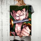 Metal Poster - Anime One Piece Zoro Mobile Case by CoverMeUp - Style 8