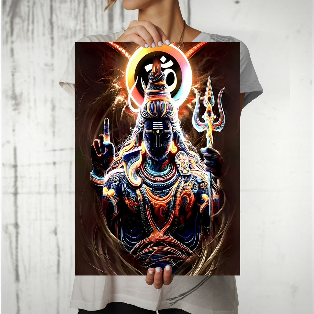 Metal Poster - Lord Shiva LS19 Mobile Case by CoverMeUp - Style 8