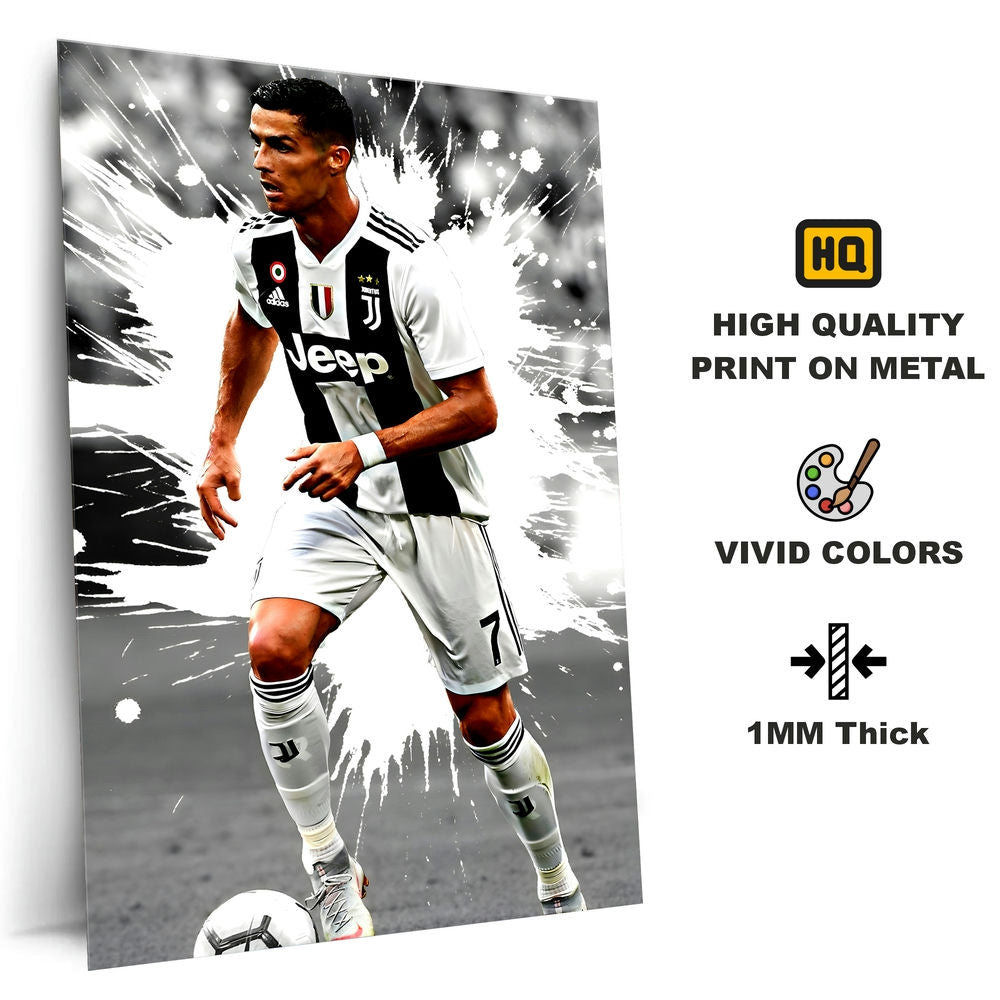 Metal Poster - Footballer Cristiano Ronaldo F03 Mobile Case by CoverMeUp - Style 4