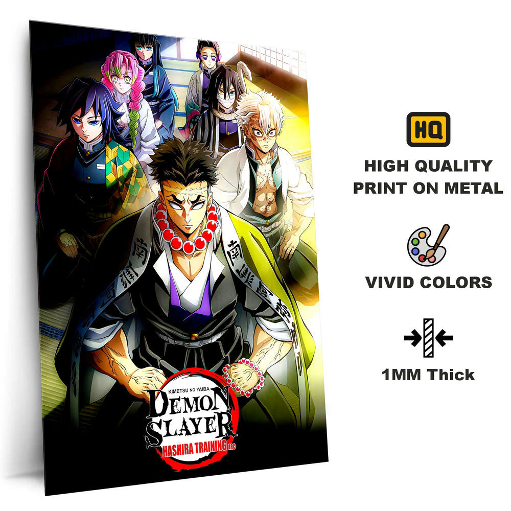 Metal Poster - Anime Demon Slayer Mobile Case by CoverMeUp - Style 4