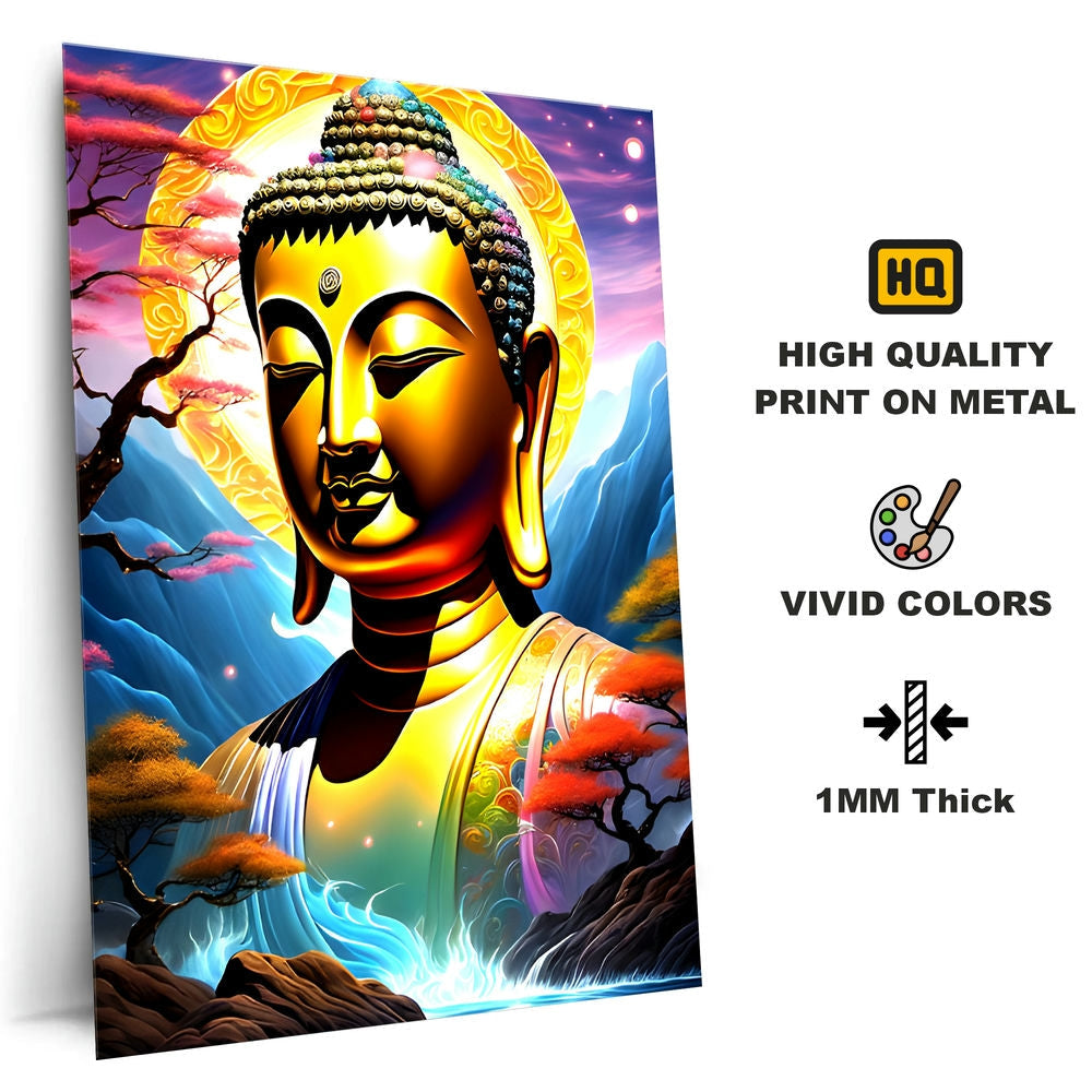 Metal Poster - Lord Buddha LB20 Mobile Case by CoverMeUp - Style 4