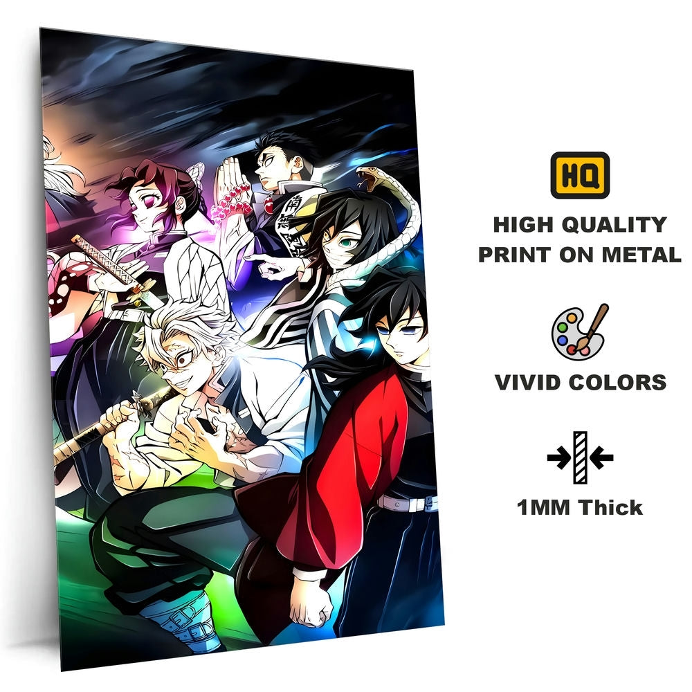 Metal Poster - Anime Demon Slayer DS01 Mobile Case by CoverMeUp - Style 4